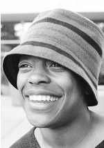 Tamika Bennett with a big proud smile