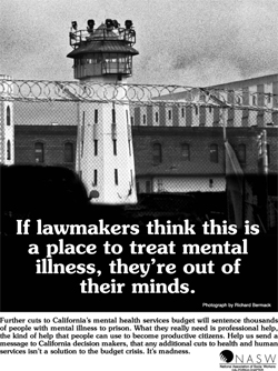 photo of prison suggesting it is all that is left of mental health facilities