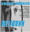 Cover of Social Worker Meltdown  report, frantic looking social worker